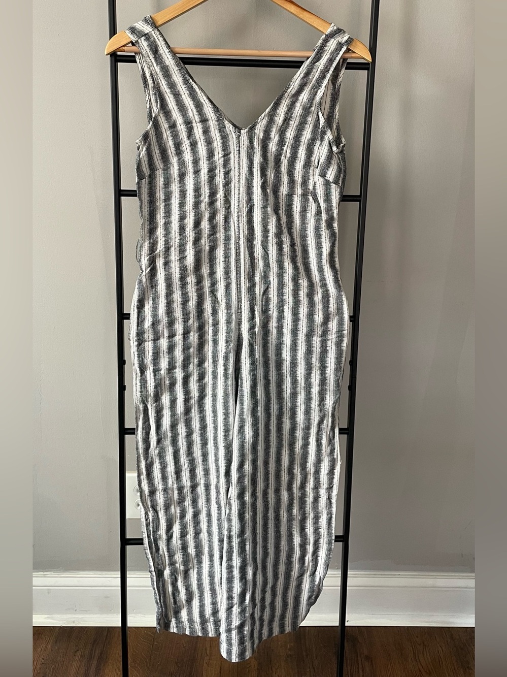 Max Studio Striped Jumpsuit